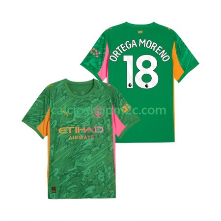 Manchester City ORTEGA MORENO 18 Portiere Maglia Prima 2025/2026 Manica Corta